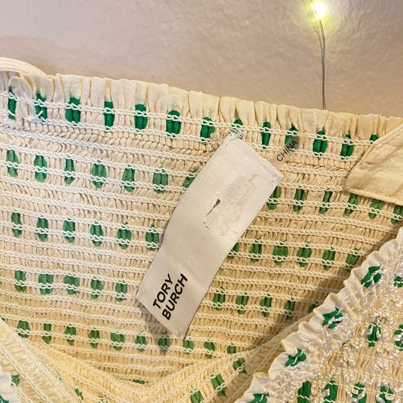 $998 Tory Burch
Silk Dotted Smocked Midi-Dress - Picture 12 of 12